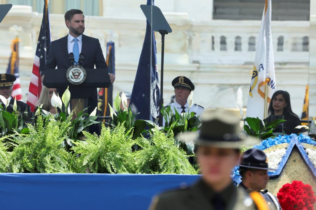 WATCH LIVE: Vance speaks at National Peace Officers' Memorial ⁠Service